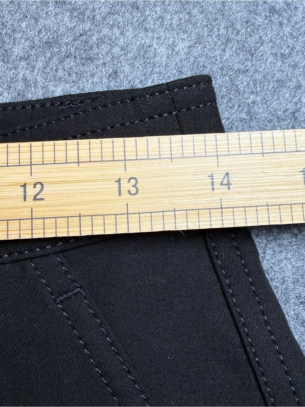 Banana Republic Black Cargo Pants Women’s Size 6 Utility Straight Leg Stretch - Picture 9 of 11